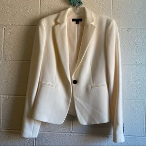 Ann Taylor cream suit jacket - size 2